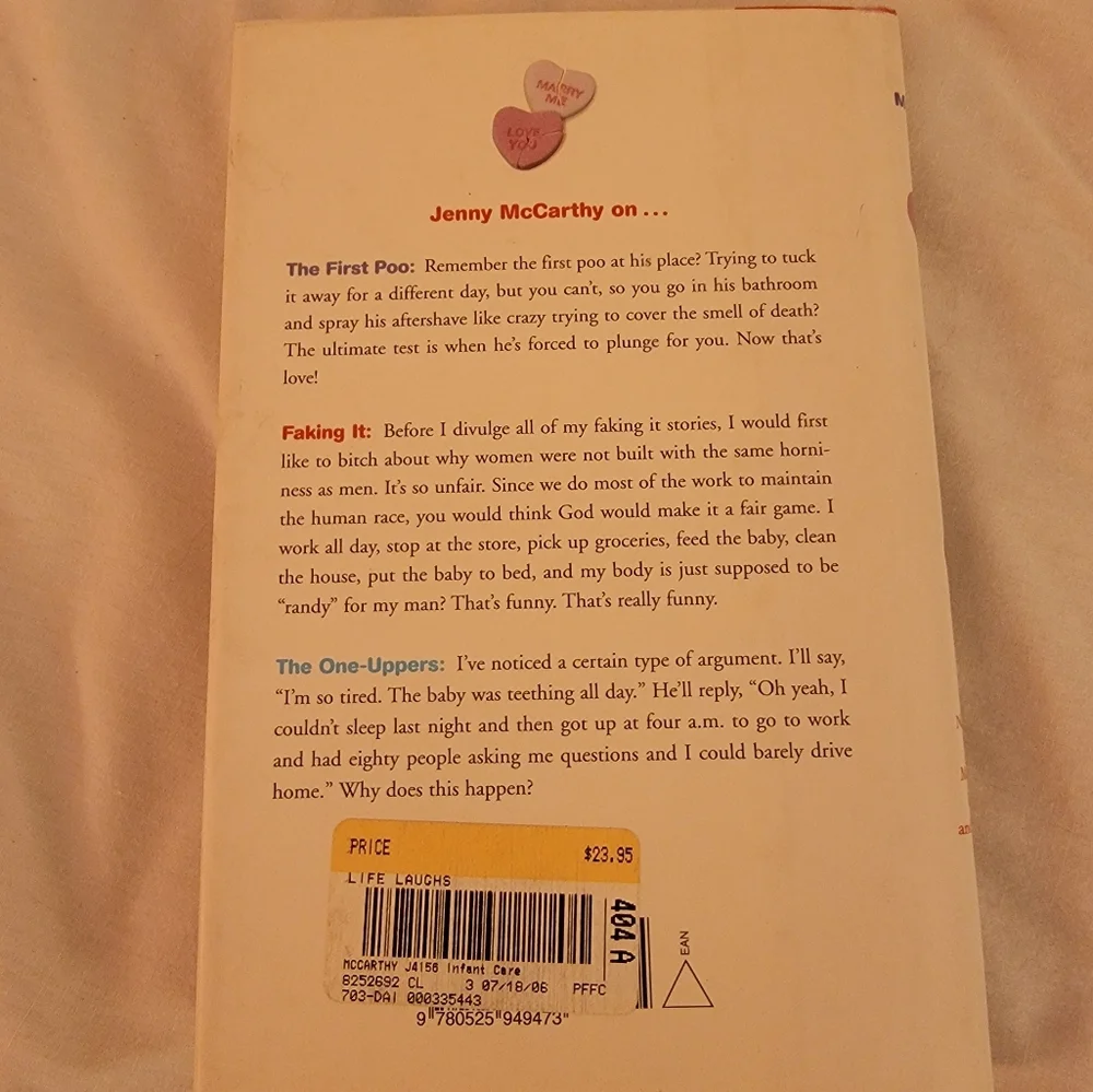 Life Laughs by Jenny Mc Carthy  Hardback‎ Book